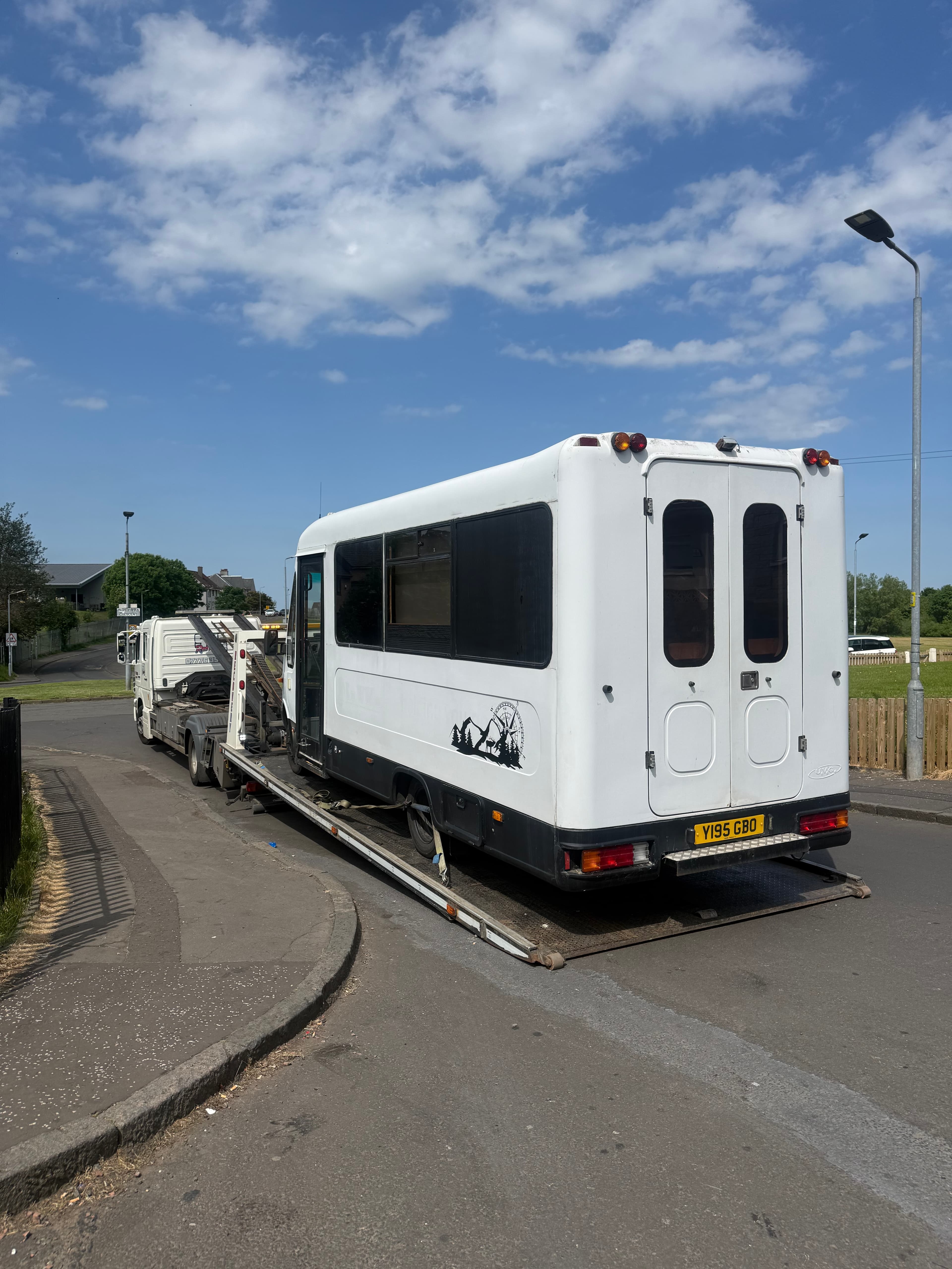 Mercedes minibus recovery Hamilton