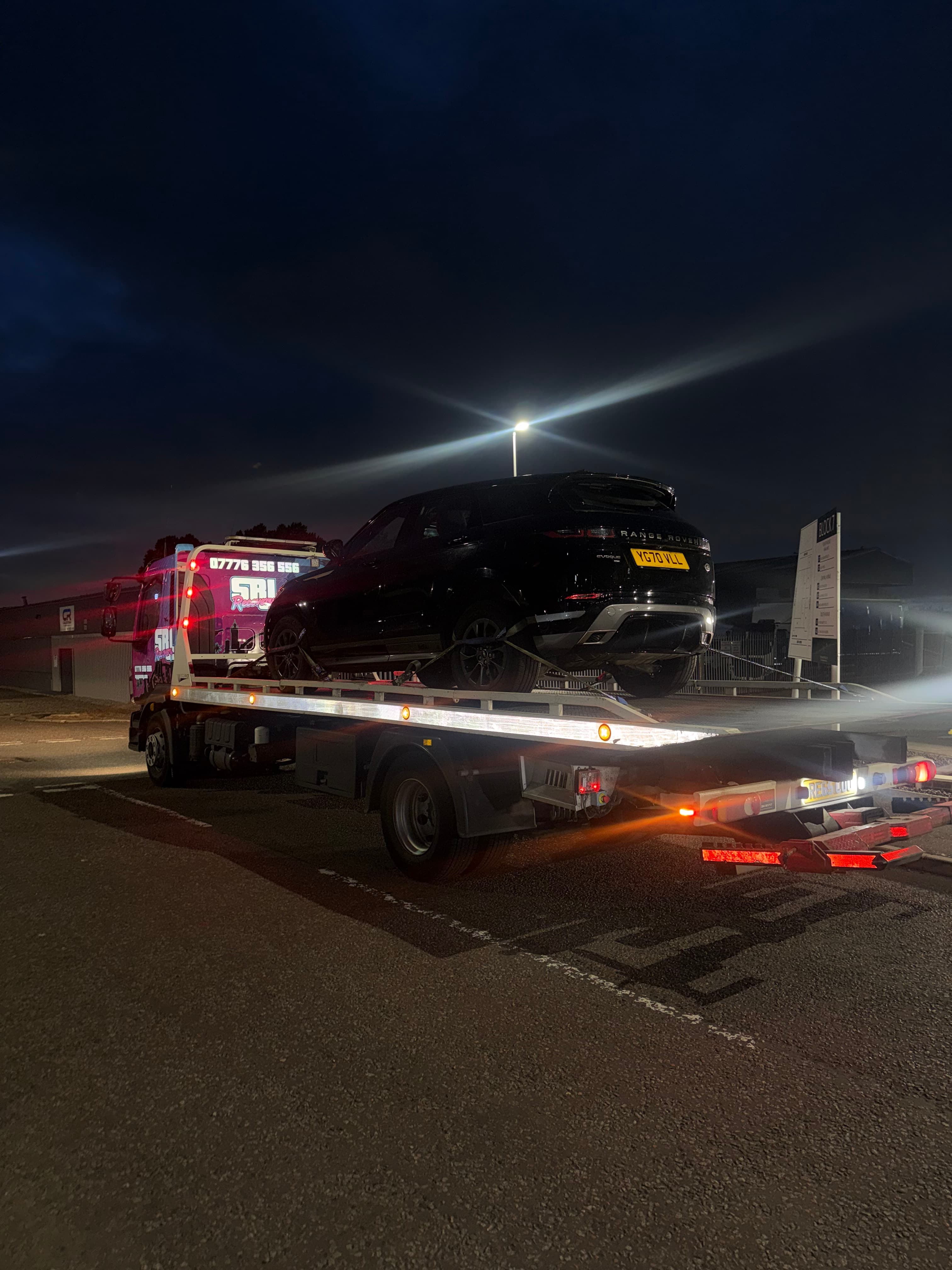 Range Rover recovery Perth to Blantyre