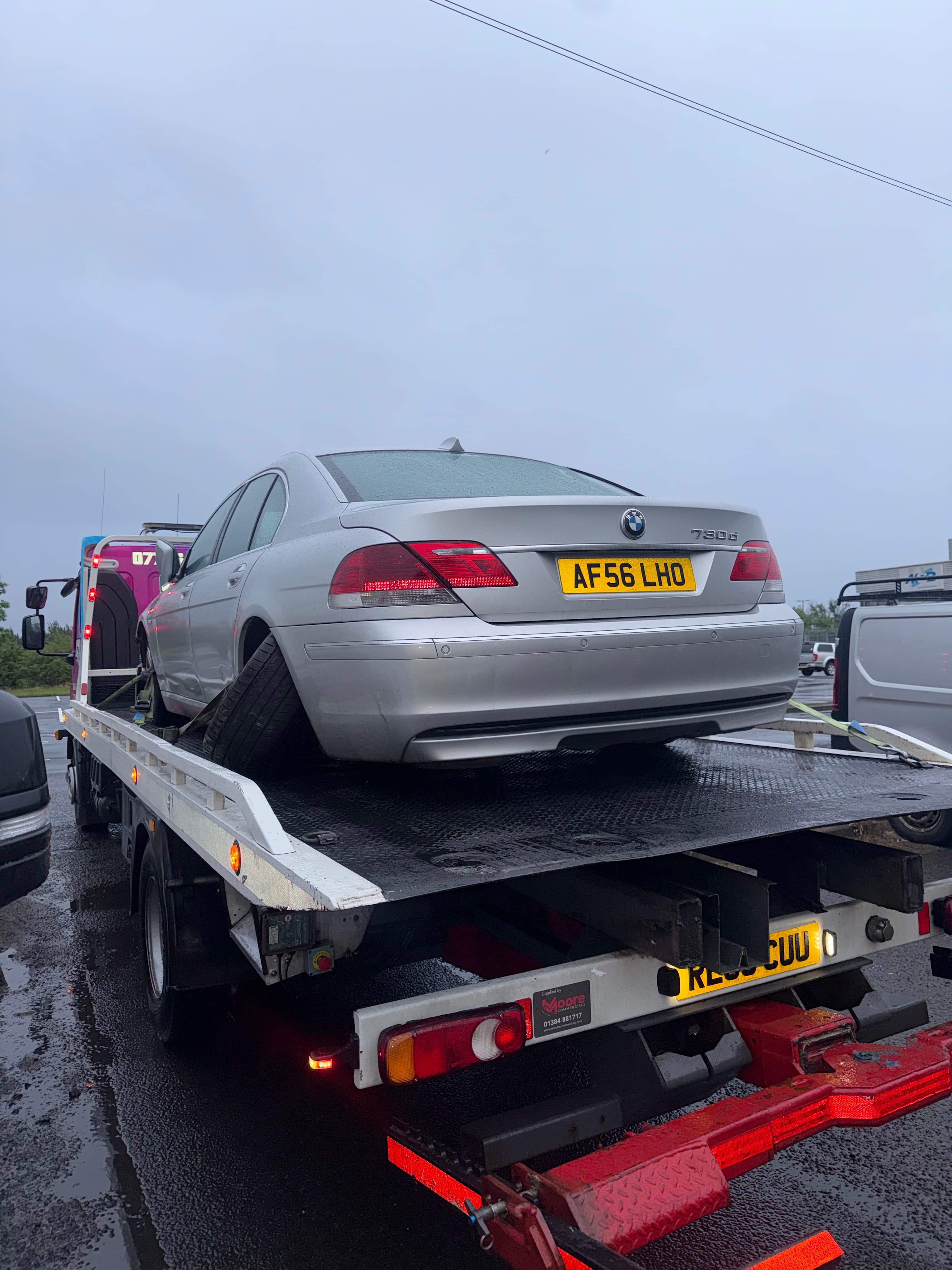 BMW 5 series / accident damaged