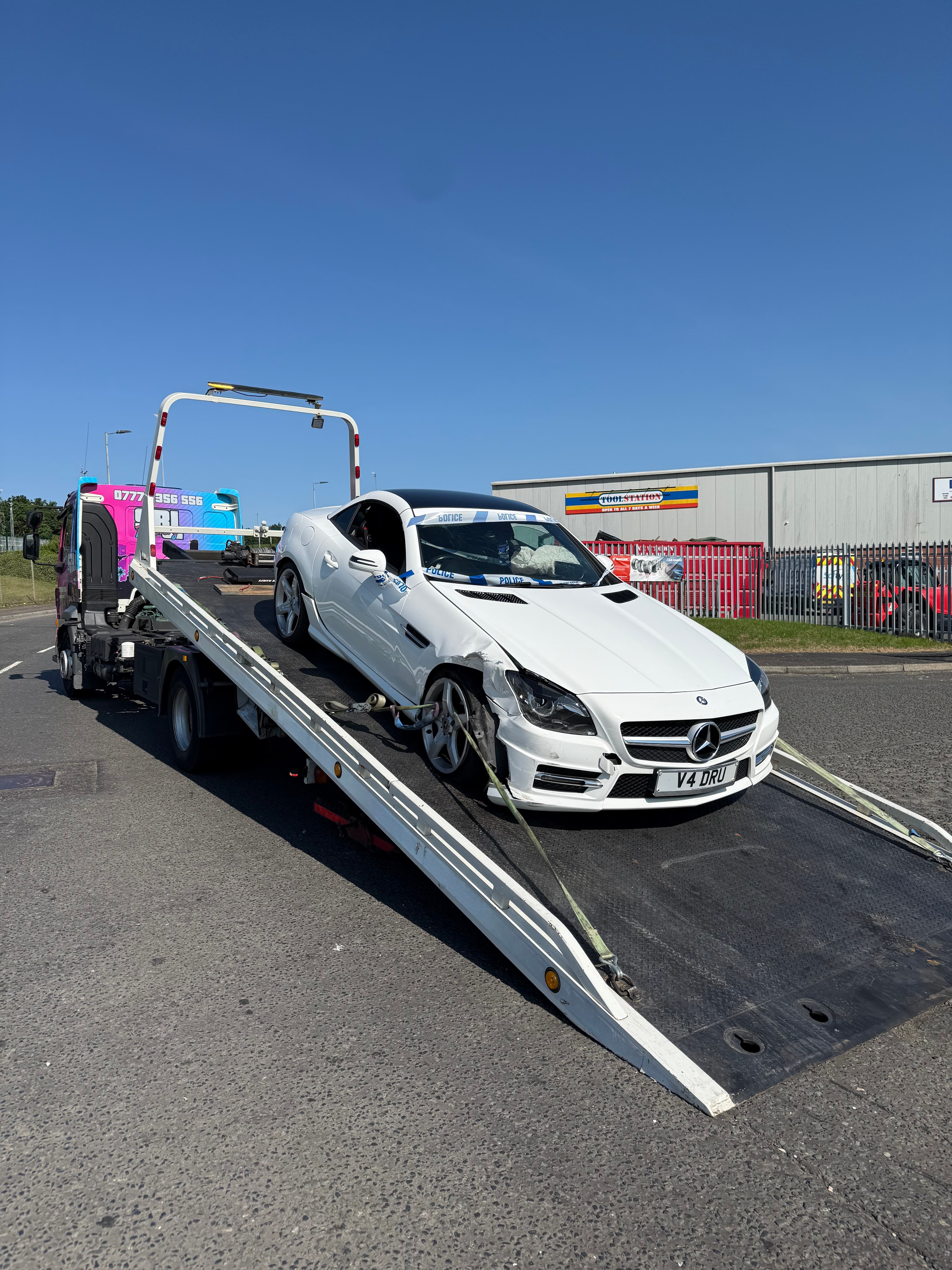 Mercedes non fault recovery in bellshill