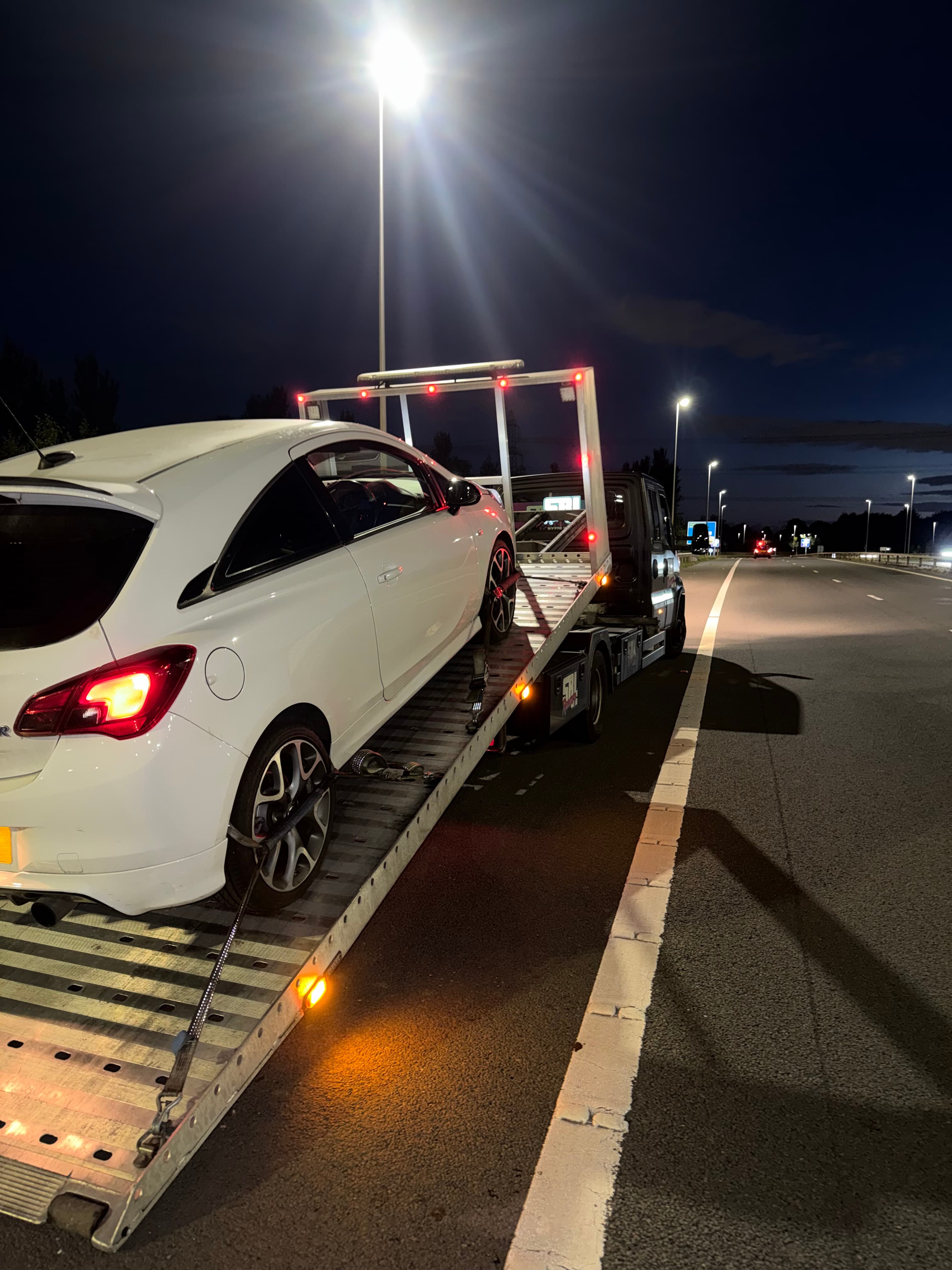 Vauxhall recoverd from a8