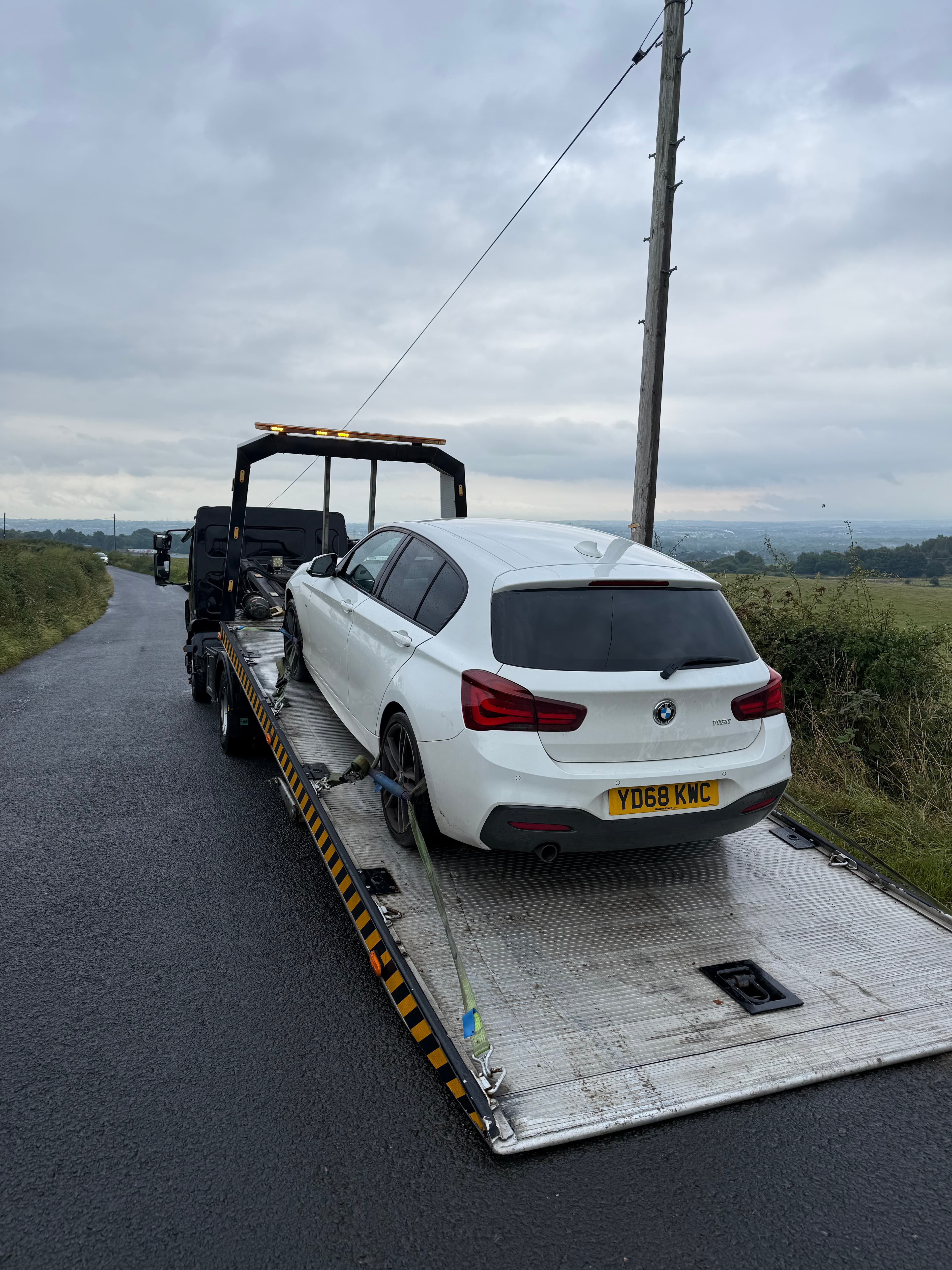 Bmw recovered from Flemington Road
