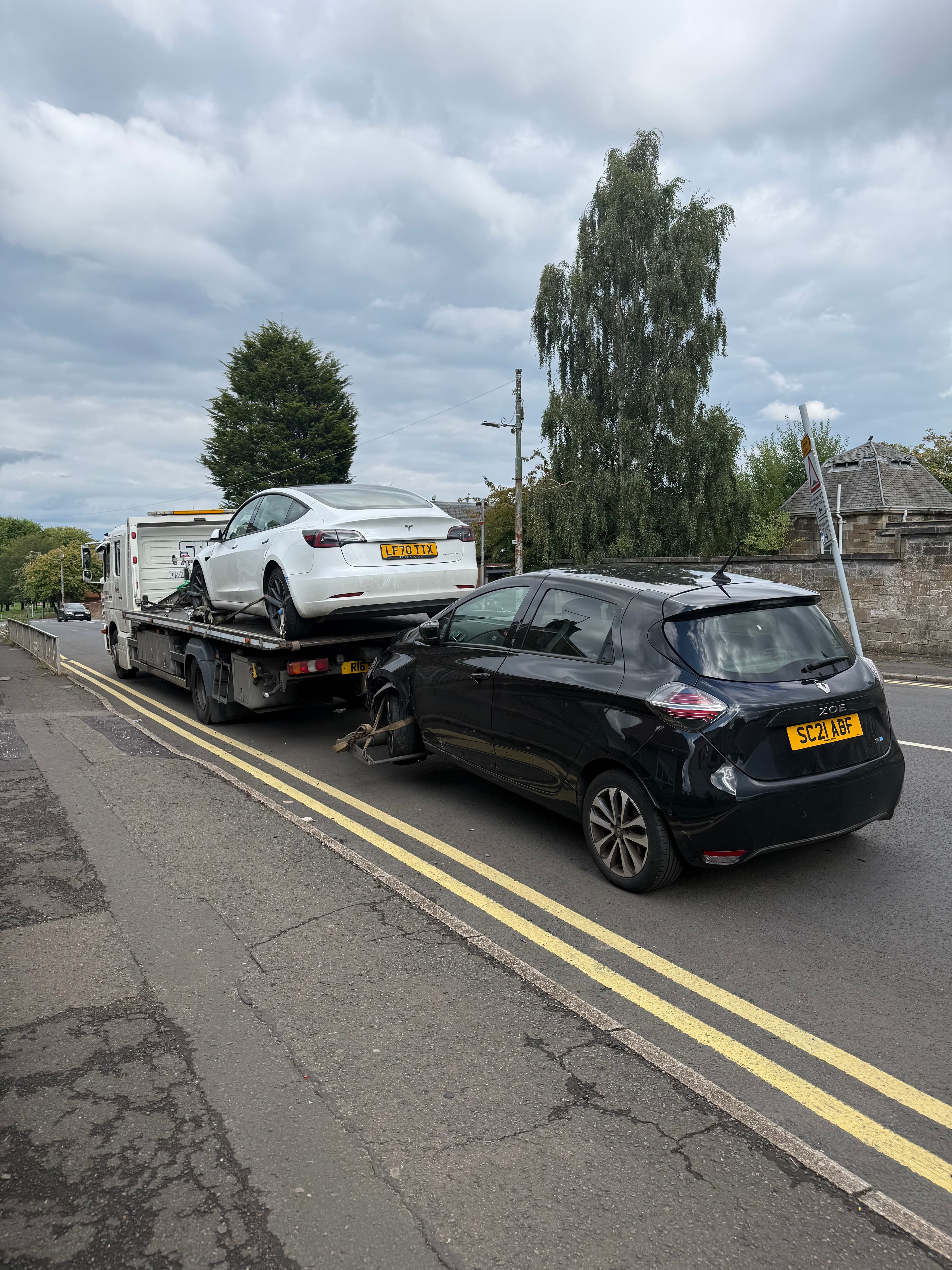 Electric & Hybrid Vehicle Recovery Glasgow | EV Breakdown Specialists | SRL Recovery